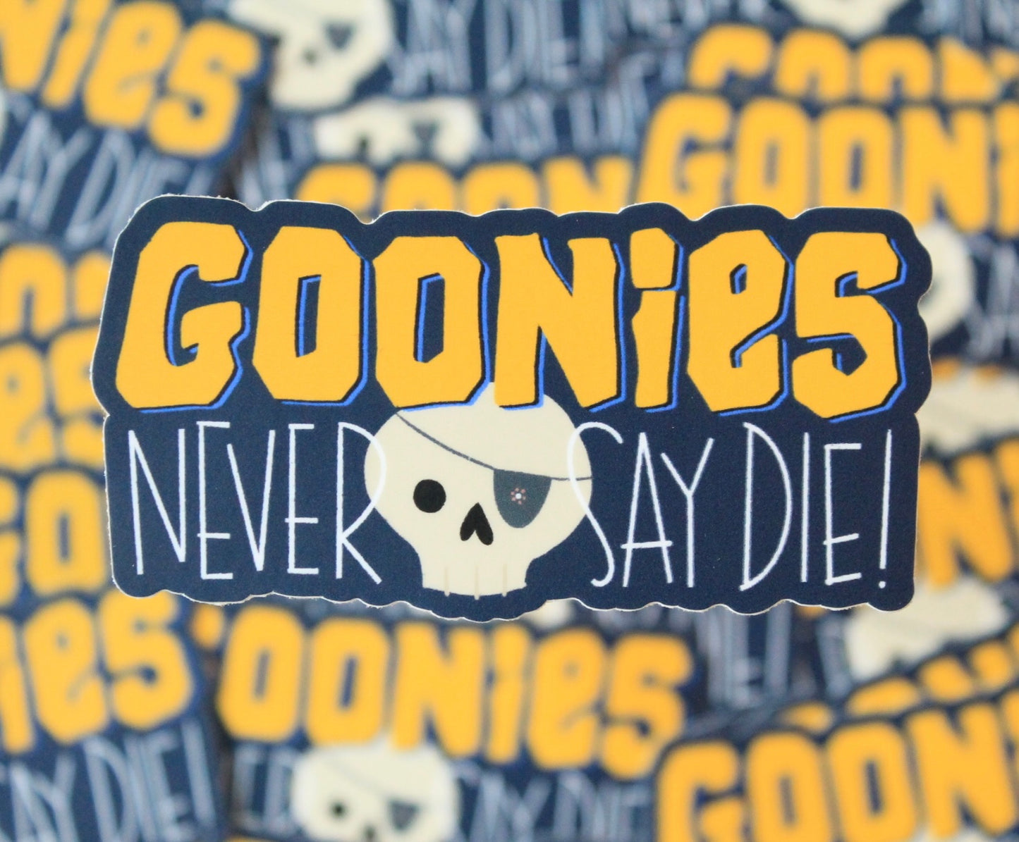 Goonies Never Say Die Vinyl Sticker