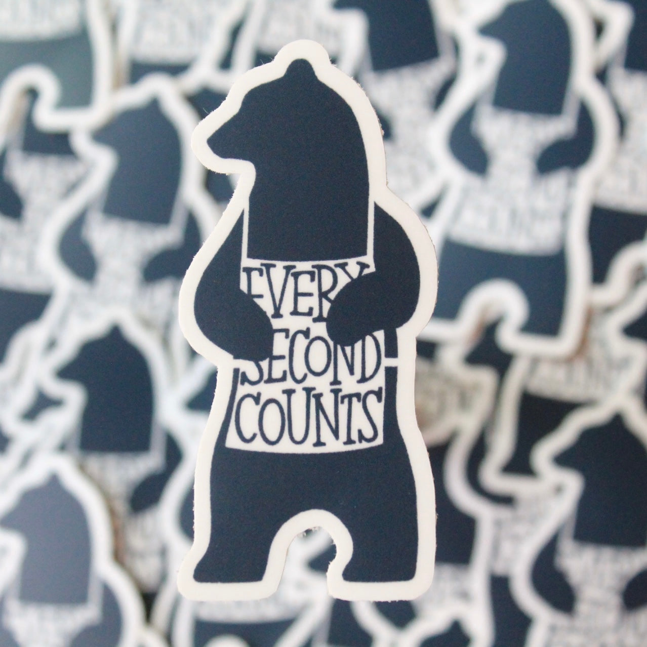 The Bear, Every Second Counts Vinyl Sticker