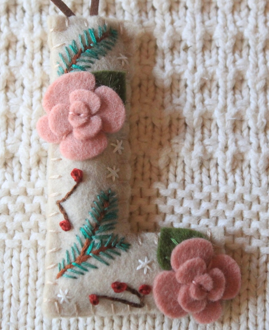 Monogram Ornament Felt Packs