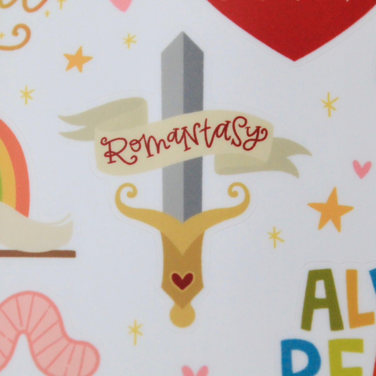 Bookish Vinyl Sticker Sheet