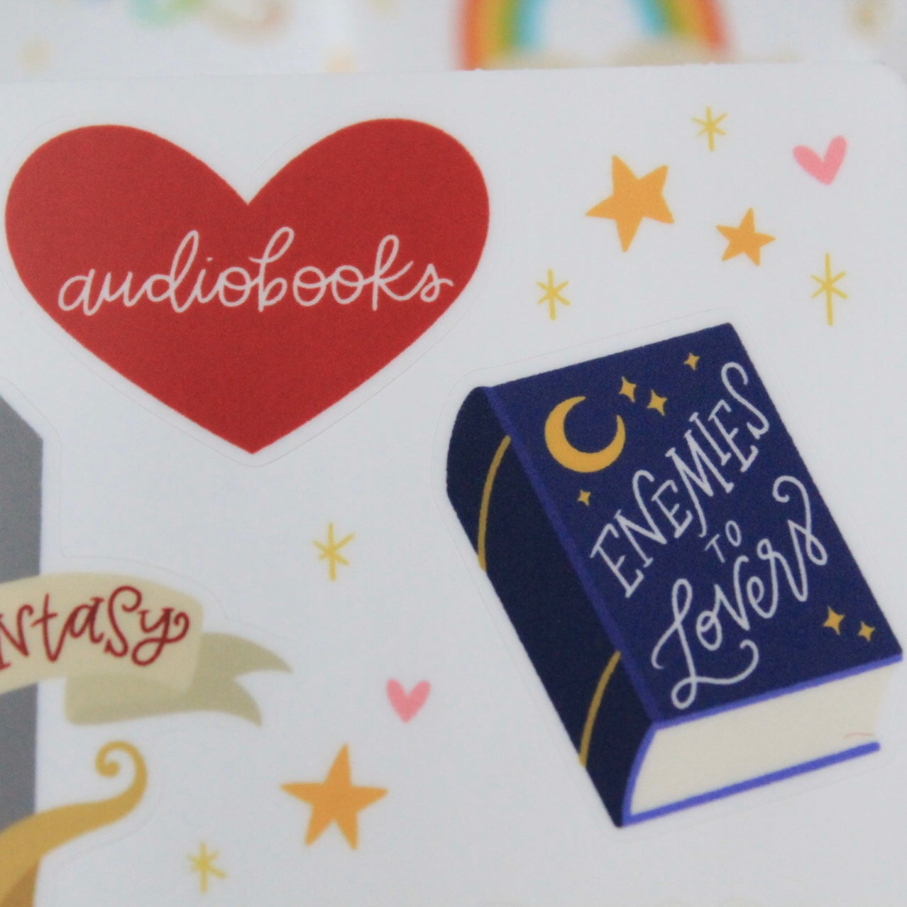 Bookish Vinyl Sticker Sheet