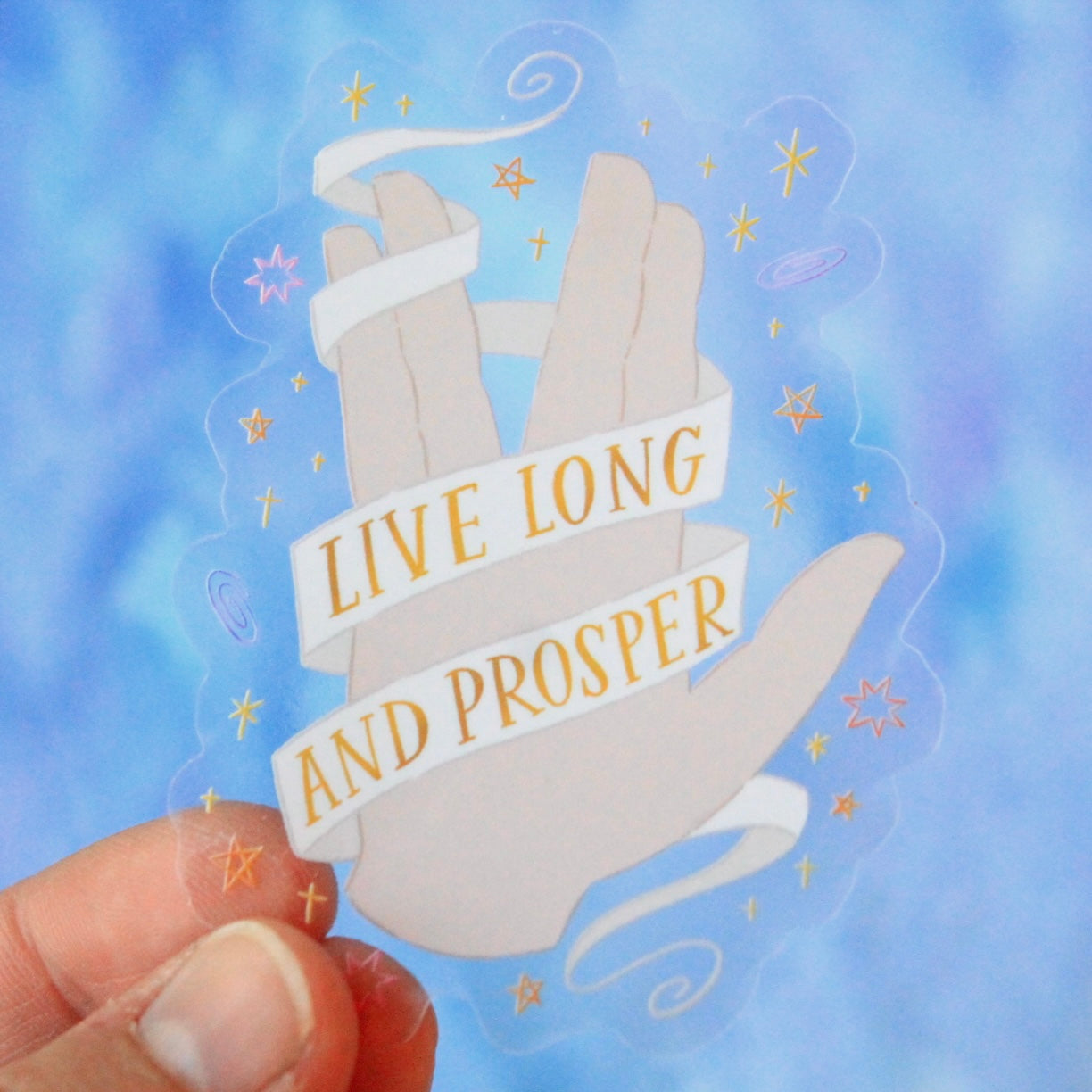 Star Trek, Boldly Go, Live Long Vinyl Stickers
