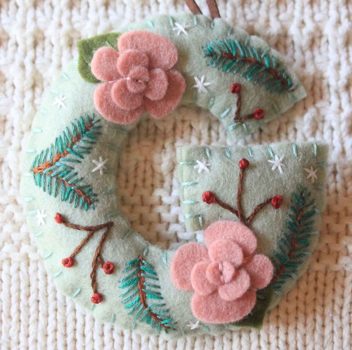 Monogram Ornament Felt Packs