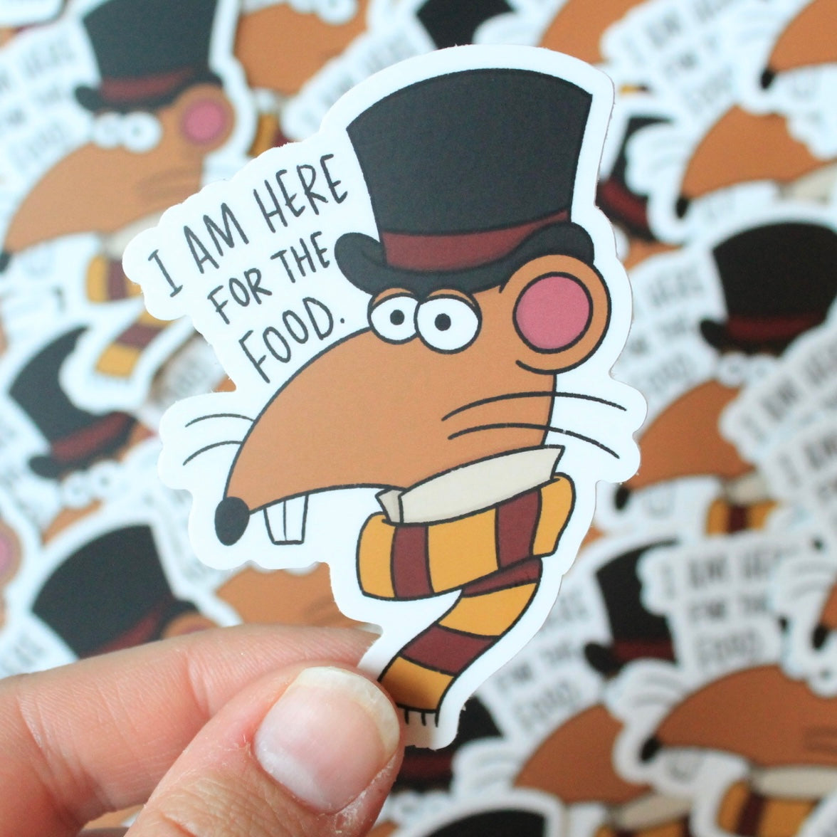 Muppet Christmas Carol, Rizzo, Meeces, Kermit Vinyl Stickers