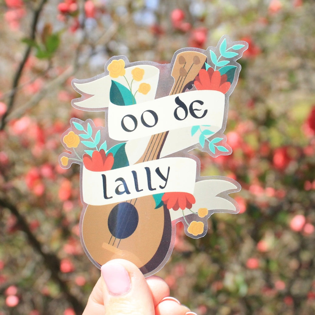 Oo de Lally, Robin Hood Clear Vinyl Sticker