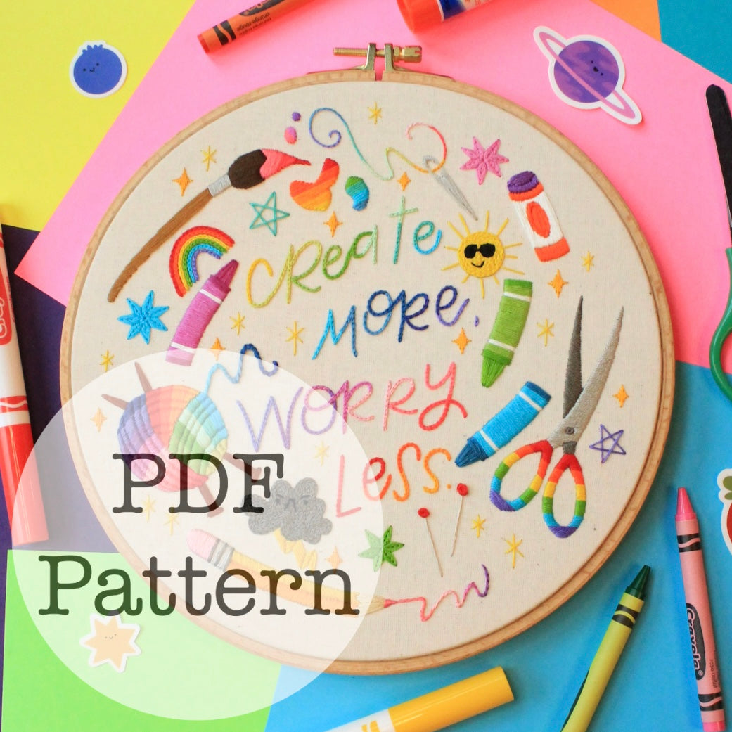 PDF Embroidery Pattern: Create More