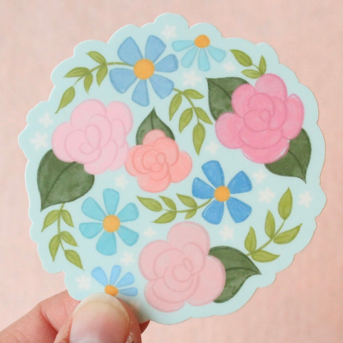 Flower Waltz Vinyl Sticker