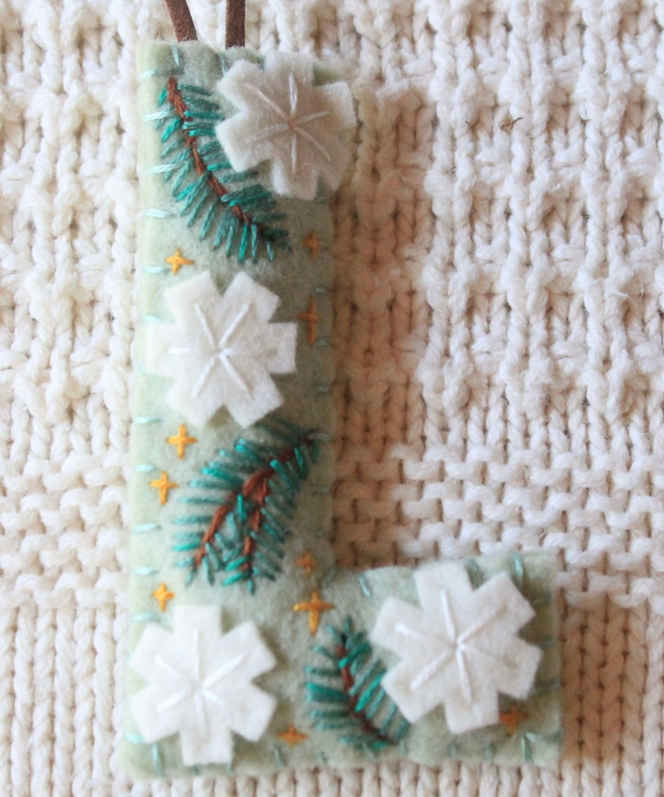 Monogram Ornament Felt Packs