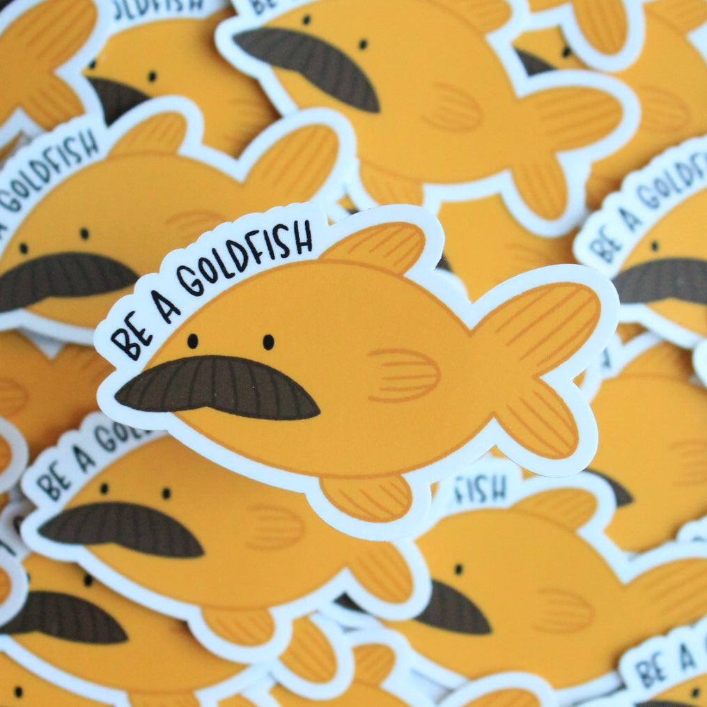 Be a Goldfish, Roy TL Vinyl Stickers
