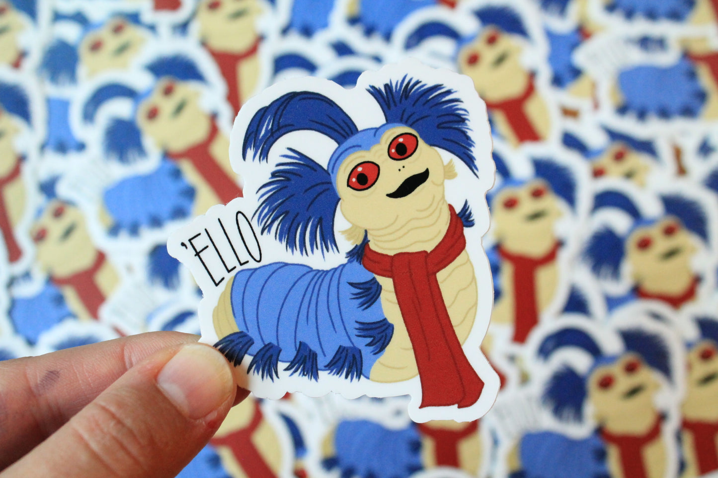 Labyrinth, Ludo, Ello Worm Vinyl Stickers