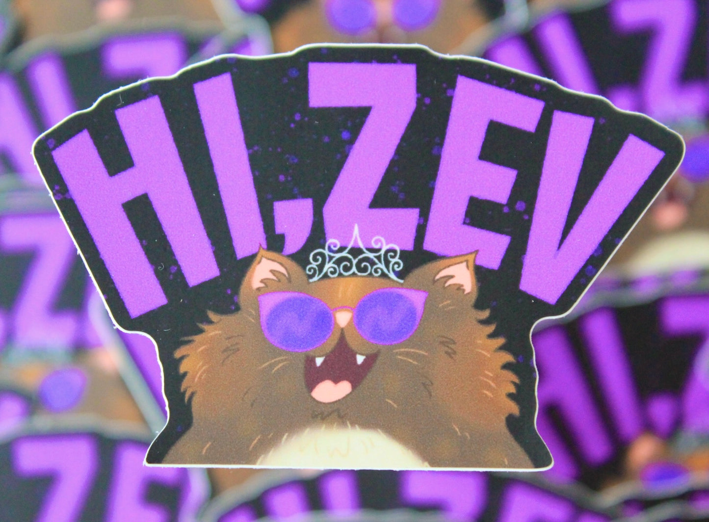 Hi Zev, Princess Donut, DCC Vinyl Sticker