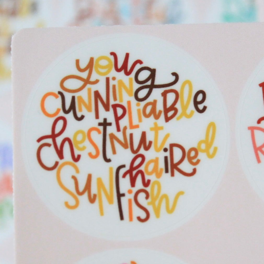 Leslie Knope Compliments, Galentine, Parks and Rec Vinyl Sticker Sheet