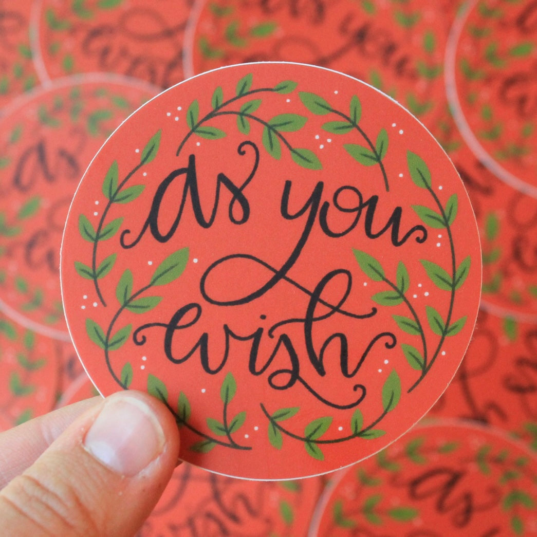 Princess Bride, As You Wish, Stormin the Castle Vinyl Stickers