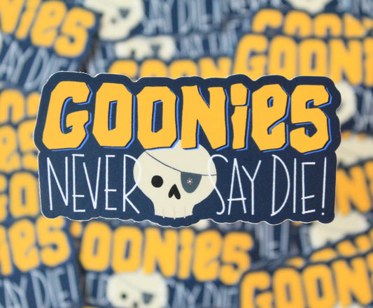 Goonies Never Say Die Vinyl Sticker