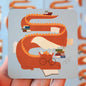Book Dragon Refrigerator Magnet