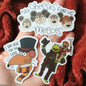 Muppet Christmas Carol, Rizzo, Meeces, Kermit Vinyl Stickers