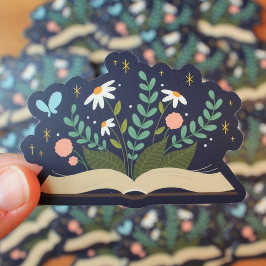 Books are Magic Vinyl Sticker