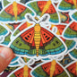 Rainbow Moth Vinyl Sticker