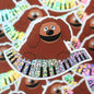 Rowlf Piano, Muppets Glitter Vinyl Sticker