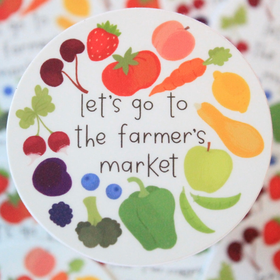 Farmer’s Market Vinyl Sticker