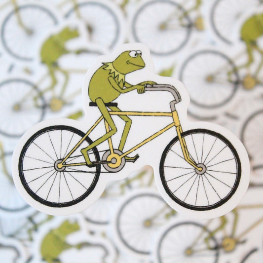 Kermit Bicycle Vinyl Sticker
