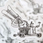 Cloudbusting Machine, Kate Bush Vinyl Sticker