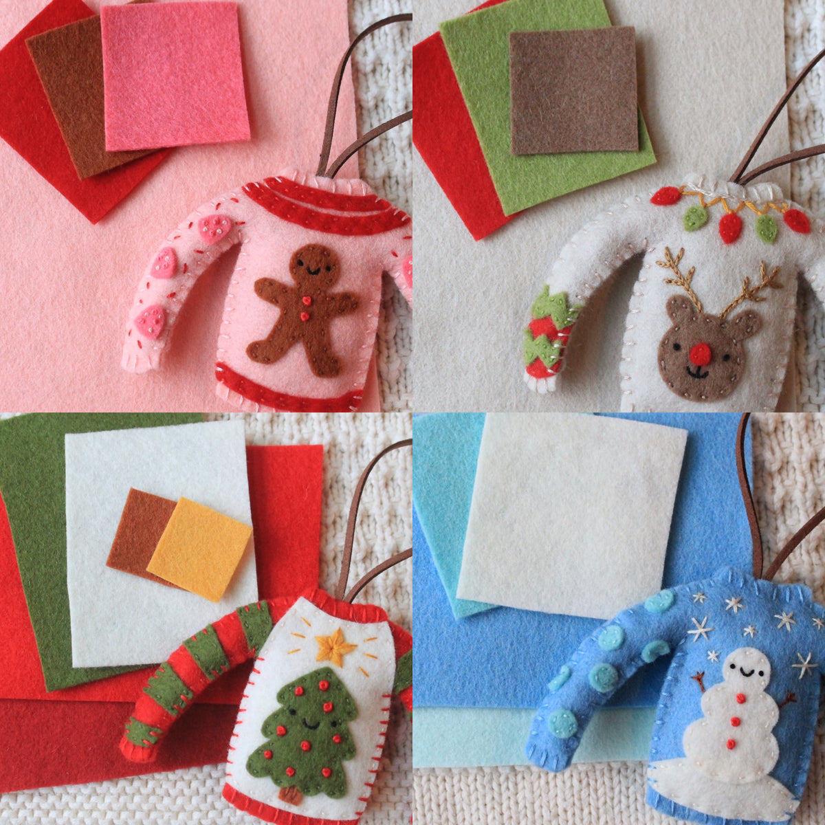 Christmas Sweater Felt Packs