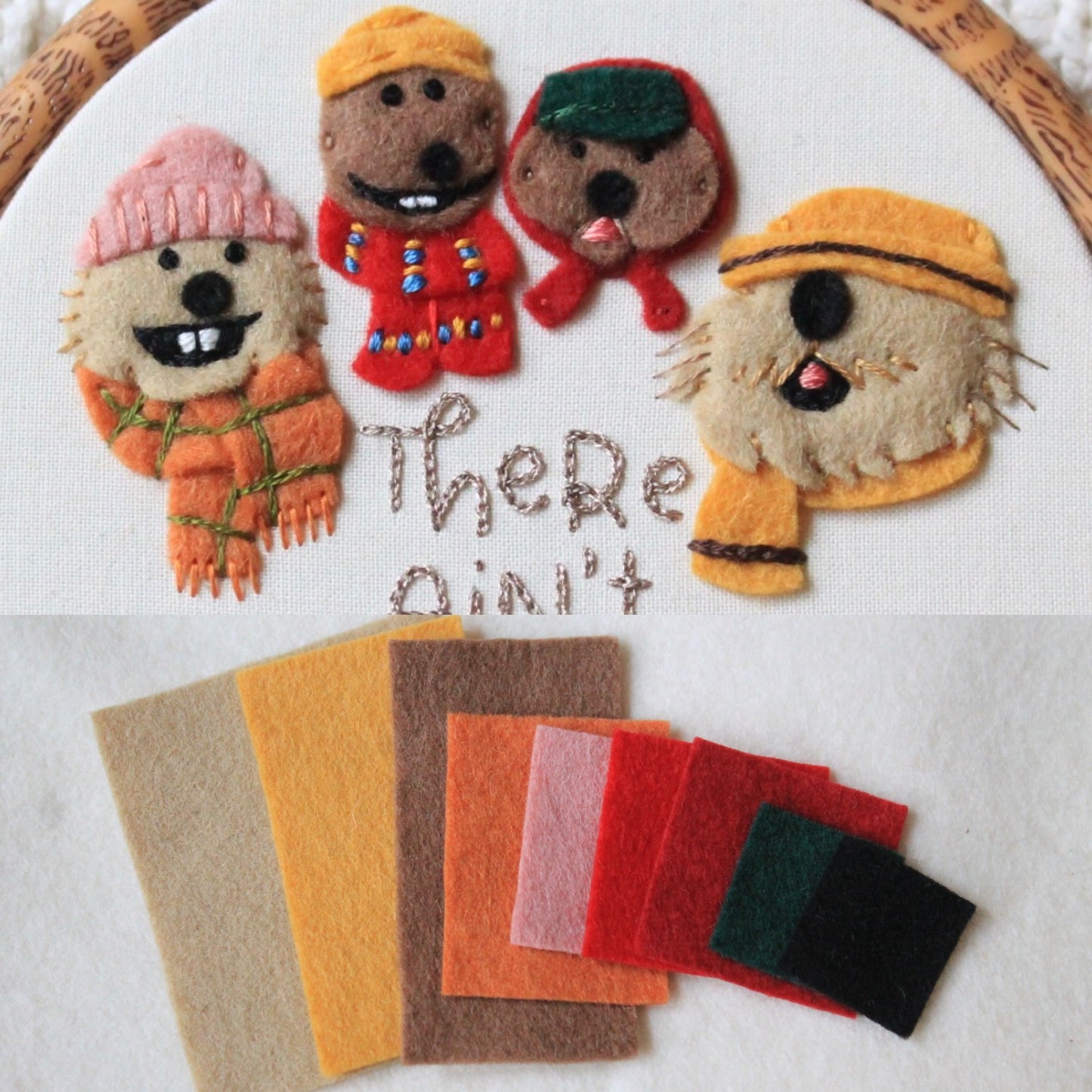 Muppet Christmas Felt Packs Made-to-Order