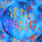 Don’t Panic, Hitchhiker’s Guide Glitter Vinyl Sticker