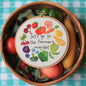 Farmer's Market Hand-Embroidered Hoop