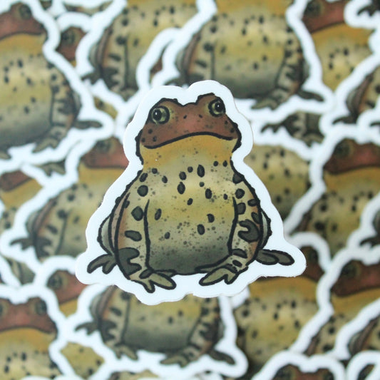 Tiny Toad Vinyl Sticker
