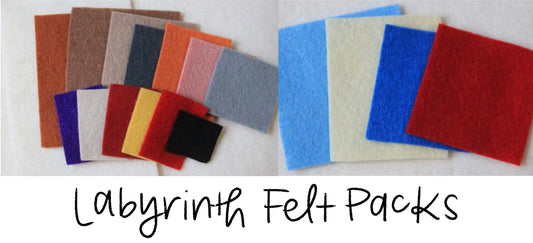 Labyrinth Felt Packs Made-to-Order