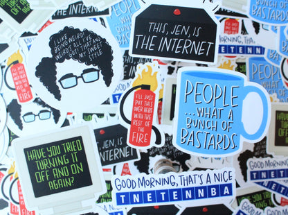 IT Crowd Vinyl Stickers
