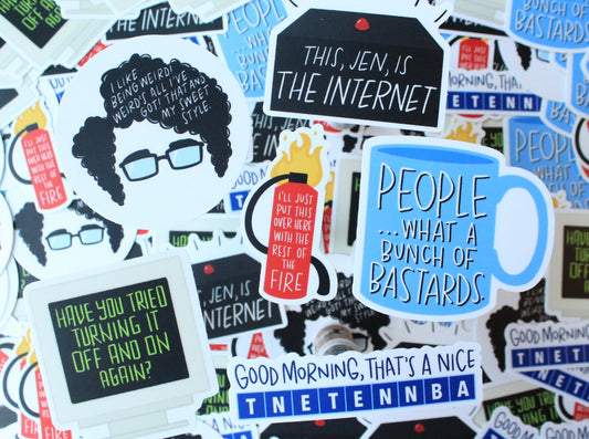 IT Crowd Vinyl Stickers
