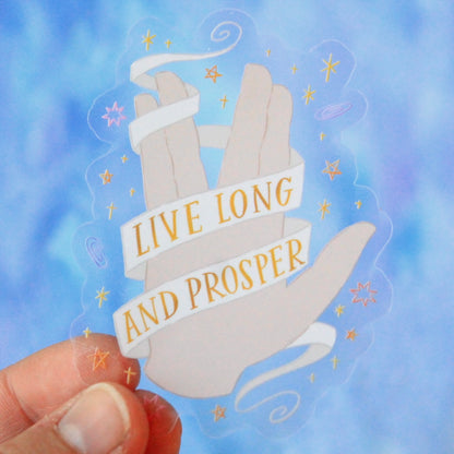Star Trek, Boldly Go, Live Long Vinyl Stickers
