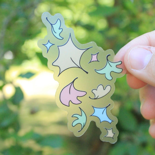 Heartstopper Leaves Clear Vinyl Sticker
