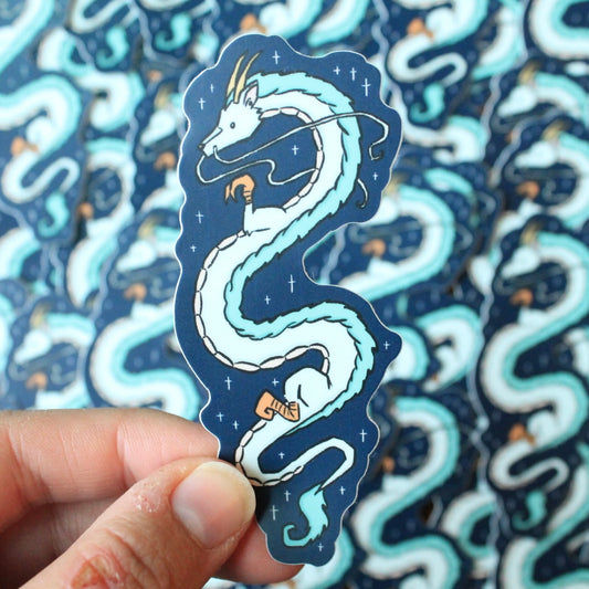 Haku, River Spirit Dragon Vinyl Sticker