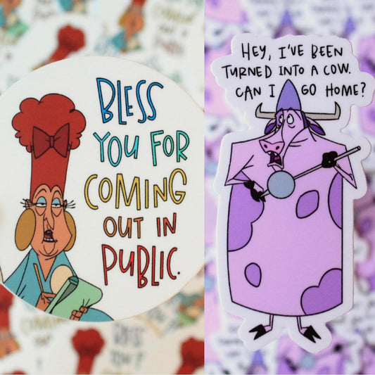 Emperor’s New Groove Vinyl Stickers