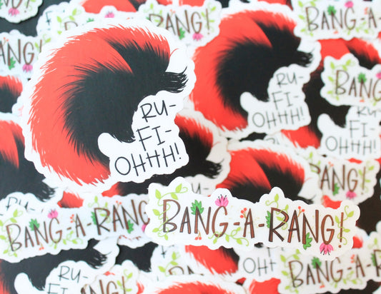 Hook, Rufio, Bangarang, Vinyl Stickers