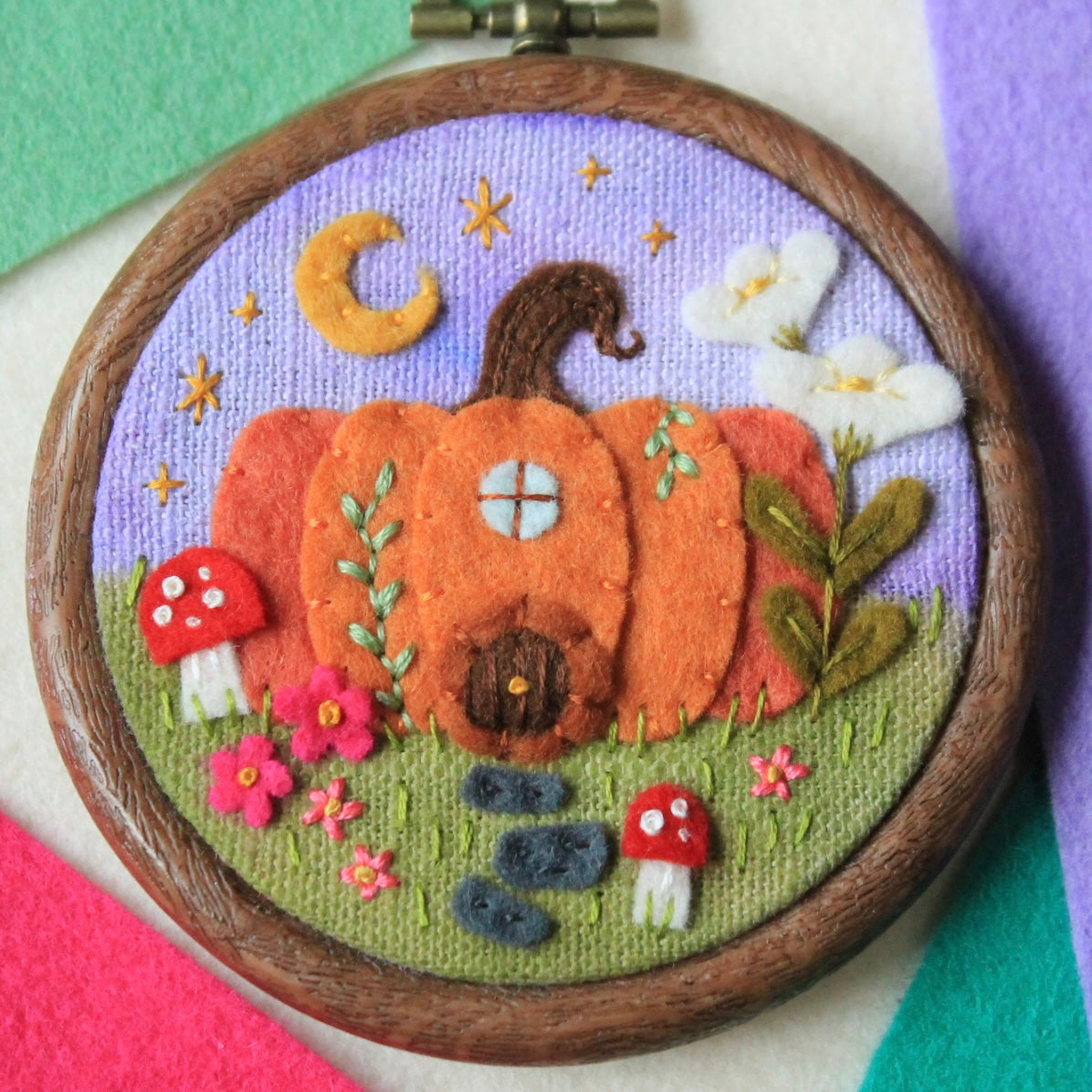 Tiny Felt Homes Hoops