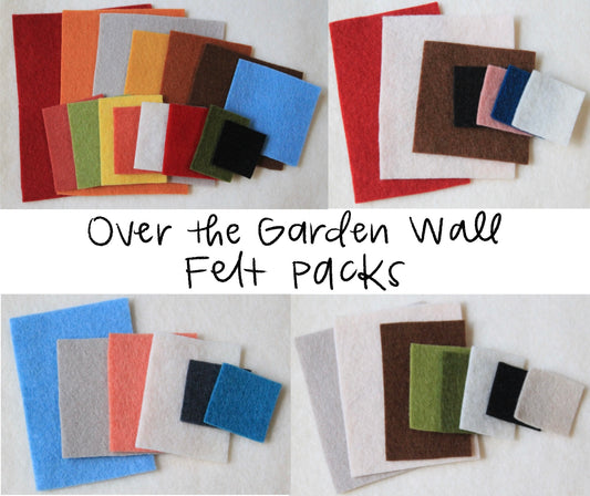 Over the Garden Wall Felt Packs Made-to-Order