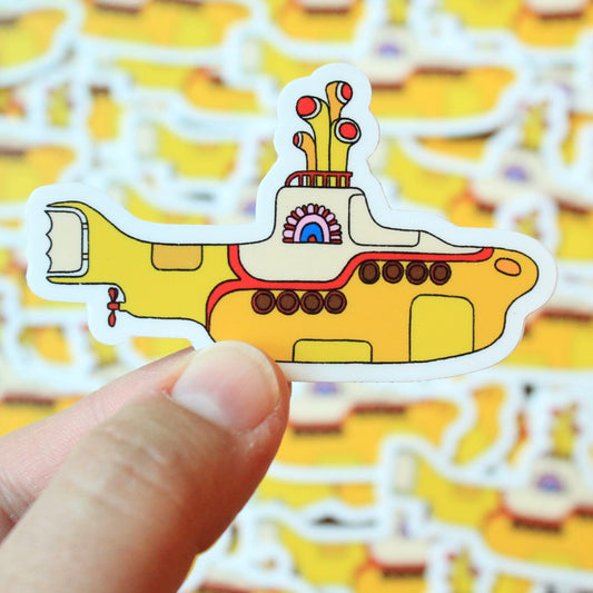 Beatles Yellow Submarine Vinyl Sticker
