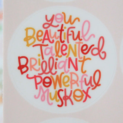 Leslie Knope Compliments, Galentine, Parks and Rec Vinyl Sticker Sheet
