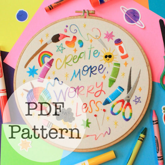 PDF Embroidery Pattern: Create More