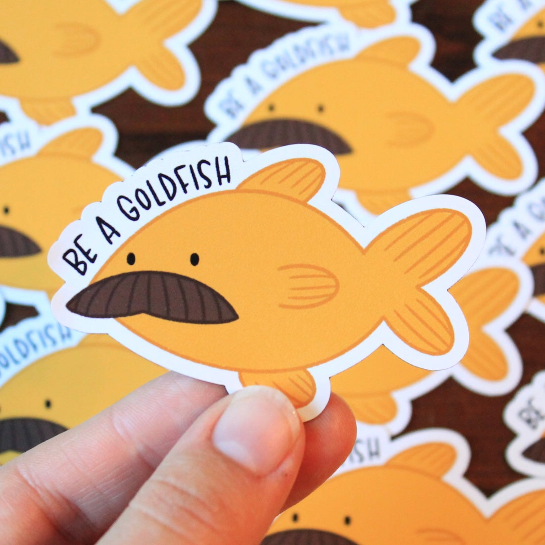 Be A Goldfish Refrigerator Magnet
