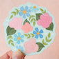 Flower Waltz Vinyl Sticker