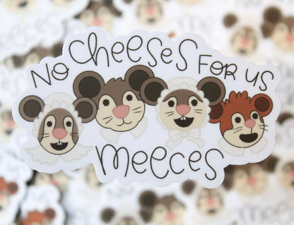 Muppet Christmas Carol, Rizzo, Meeces, Kermit Vinyl Stickers