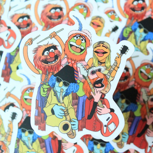 Dr Teeth and the Electric Mayhem Muppets Vinyl Sticker