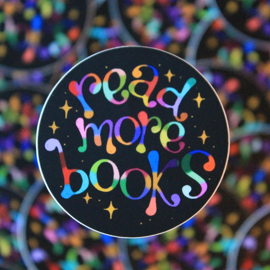 Read More Books Vinyl Sticker
