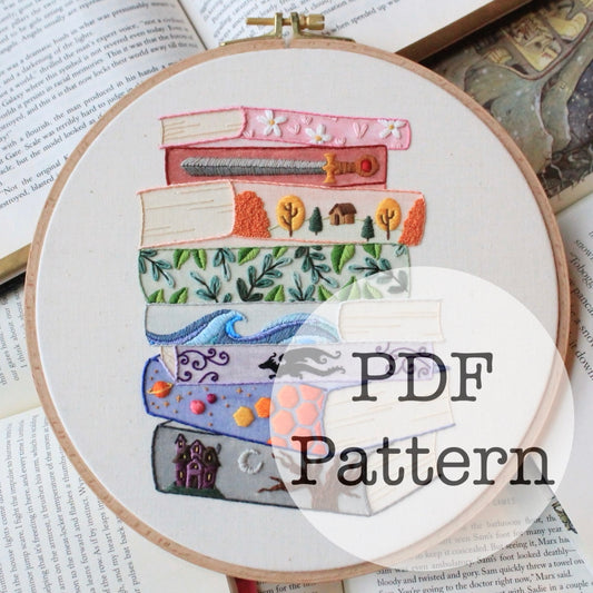 PDF Embroidery Pattern: Cover to Cover